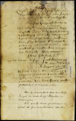 Order to the village of Bergen to send delegates to surrender to the Dutch