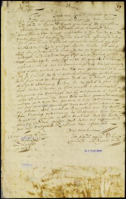 Reply from the commander and council of war to the governor and general assembly of Connecticut