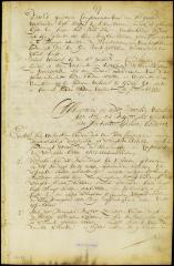 Orders for Jan Sol, major of the garrison at fort William Henrick