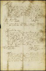 Minute of the attendance of the burgomasters of New Orange on the gov. council