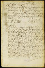 Letter from gov. Colve to William Lawrence and Charles Bridges