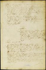 Minute of arrangements for removal of houses near the fort