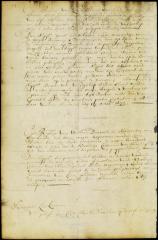 Order granting Lewis Morris the plantation of his deceased brother Richard