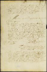 Letter from gov. Colve to the magistrates of Swaenenburgh