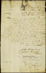 Petition of Peter Stoutenburgh and others for payment of the indemnity for the removal of their houses near the fort