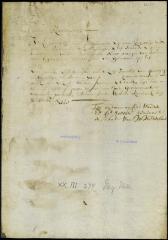 Order to Peter Harmsen to remove his house from the vicinity of the fort (New Orange)