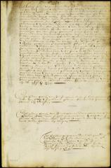 Commission of John Lawrence, Richard Betts and James Hubbard to settle certain differences between Woodbridge and Piscattaway