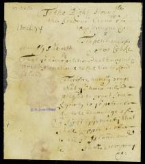 Petition of George Cooke for permission to go to Road Island