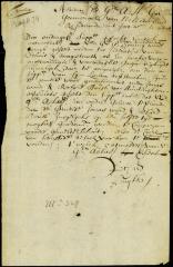 Petition of Richard Smythe requesting redress in a suit against Jeremy Wood