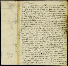 Letter from Nathaniel Denton to secretary Bayard