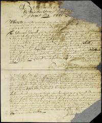 Declaration of the governor and council of New Plymouth accepting the proposal of gov. Colve
