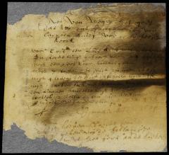 List of confiscated lands, houses and other effects left by the gov. of New Netherland at his departure