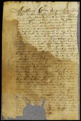 Patent of Ephraim Herman for a lot outside the city of New Orange