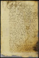Deed of Ephraim Herman, agent of his father Augustyn Herman, to the widow and curators of the estate of the late Nicholas Davids