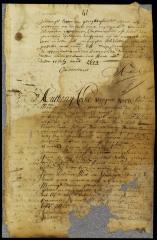 Patent of Johannis van Brugh for land in New Jersey