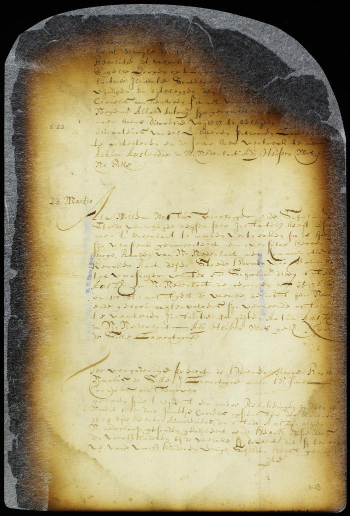 Resignation of William Verstius and appointment of Harmen van Hoboocken as schoolmaster and clerk of the church of New Amsterdam