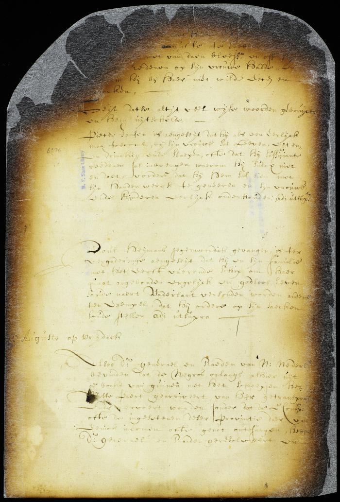 Ordinance imposing a duty of ten per cent ad valorem on every slave exported from New Netherlands