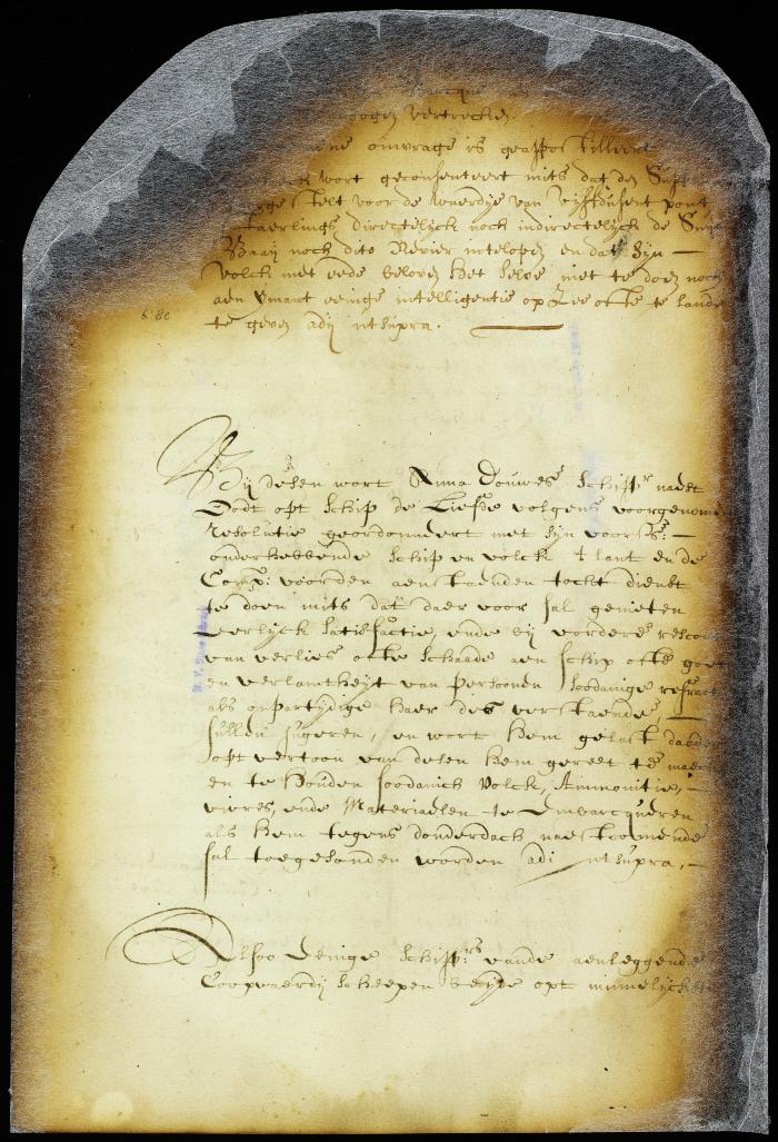 Order to captain Anna Douwes, of the ship Love, to accompany the Edward Scharburch expedition with his vessel