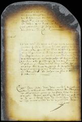 Minute of the attendance on the council of Jacob van Curler and Jacob Sulliakes with the magistrates of Gravesend