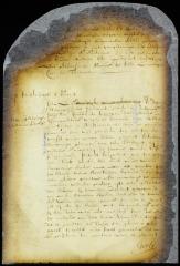 Minute of the application of the deaconry for an order to Abraham Rycken