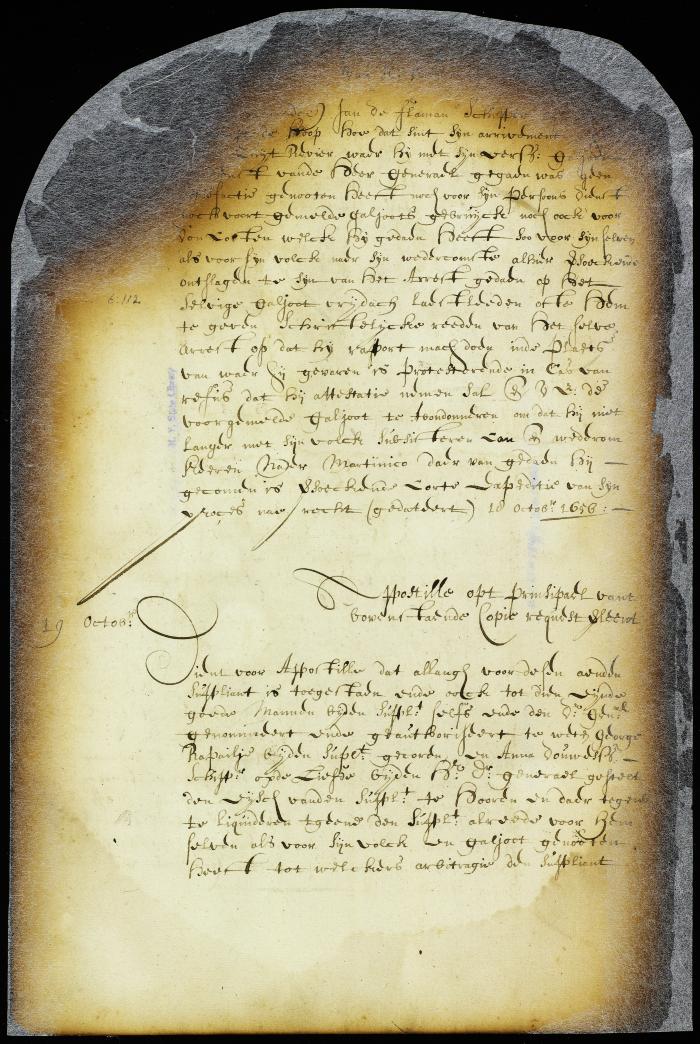Protest against the further detention of the ship Hope, lately impressed for the expedition against the Swedes