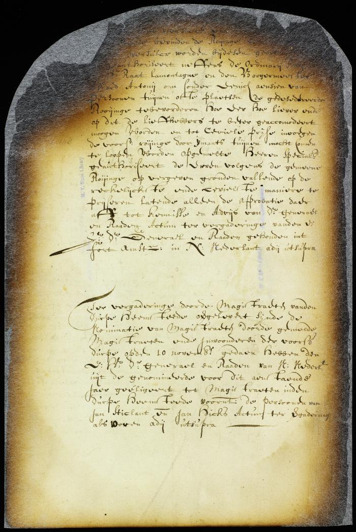 Appointment of hon. Johannes la Montagne and burgomaster Anthony to lay out streets in New Amsterdam