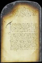 Order on the petition of Allard Anthony for restitution of some property confiscated in 1650