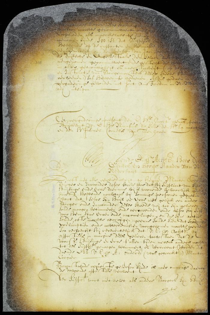 Petition of Martin Cregier for leave to build on his lot