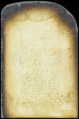 Indictment of Thomas Gridy for driving off George Baxter's cattle