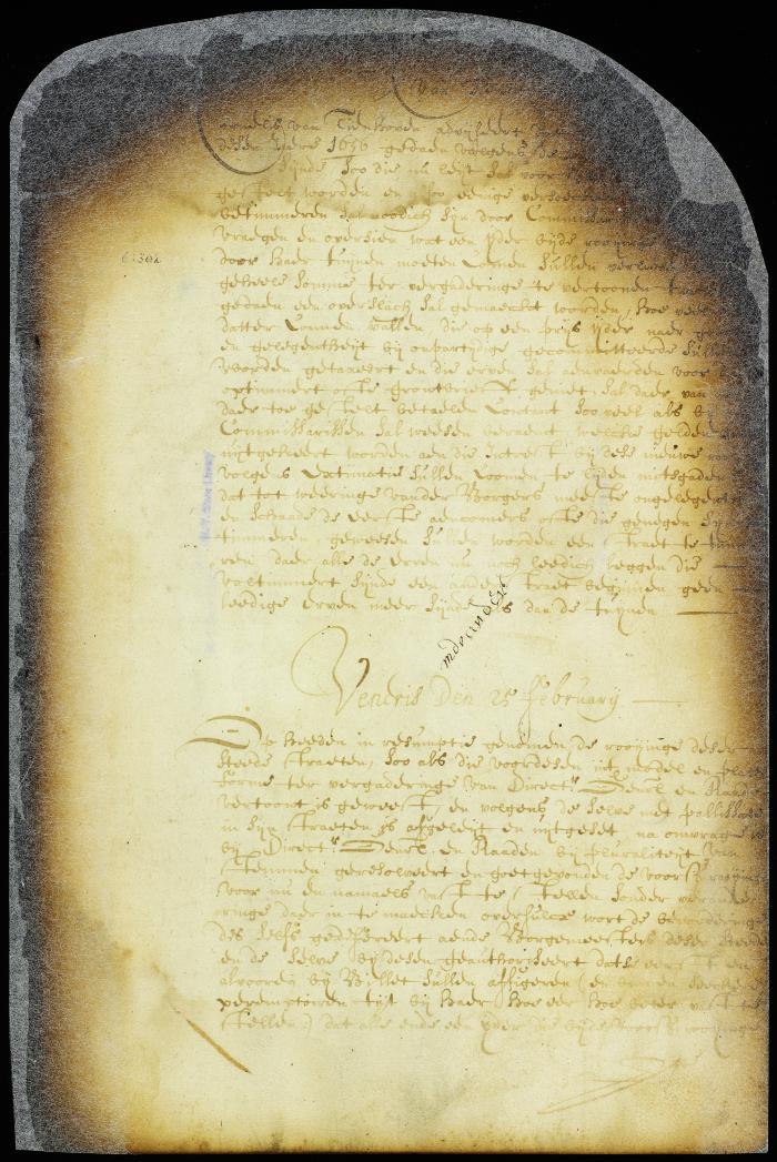 Advice of Fiscal Van Tienhoven on the survey of New Amsterdam