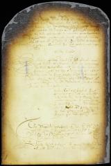 Discharge of Mattheus de Vos, a soldier