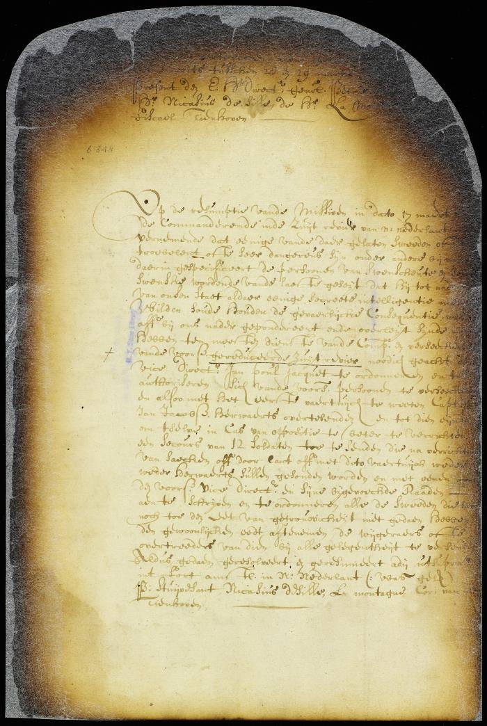 Orders to the vice-director at the South river