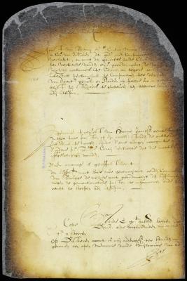 Order to Cornelis van Brugge to rectify errors in Harmen Jacobsen's account