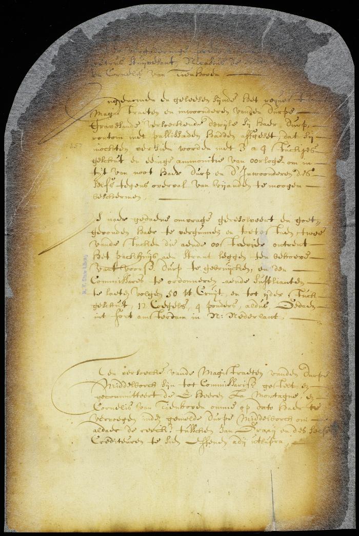 Order allowing the village of Gravesend two cannon and ammunition for its defense