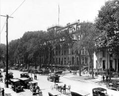 Main Street during Height of Season,  United States and Worden Hotels, Saratoga Springs