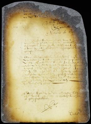 Minute that burgomasters and schepens of New Amsterdam state want of jurisdiction in the case of Hendrick Jansen Claerbout