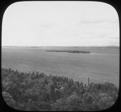 Crab Island from Hotel Champlain