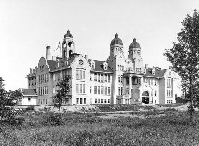 Chazy Central School - General View of Building