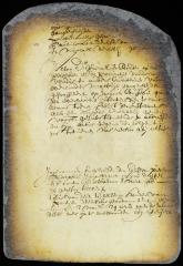 Order on a petition of Walewyn van der Veen, attorney of Isaac de Sterre, for an attachment against Mathys Gangerheyden's property
