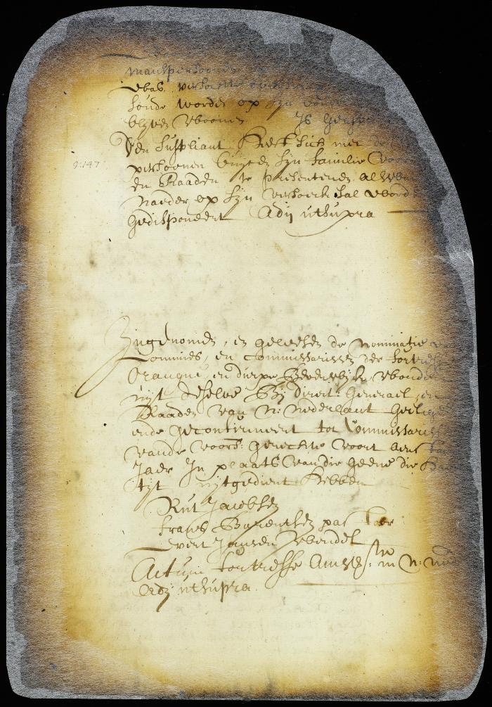 Order on a petition of Thomas Wandel for leave to reside on his bouwery