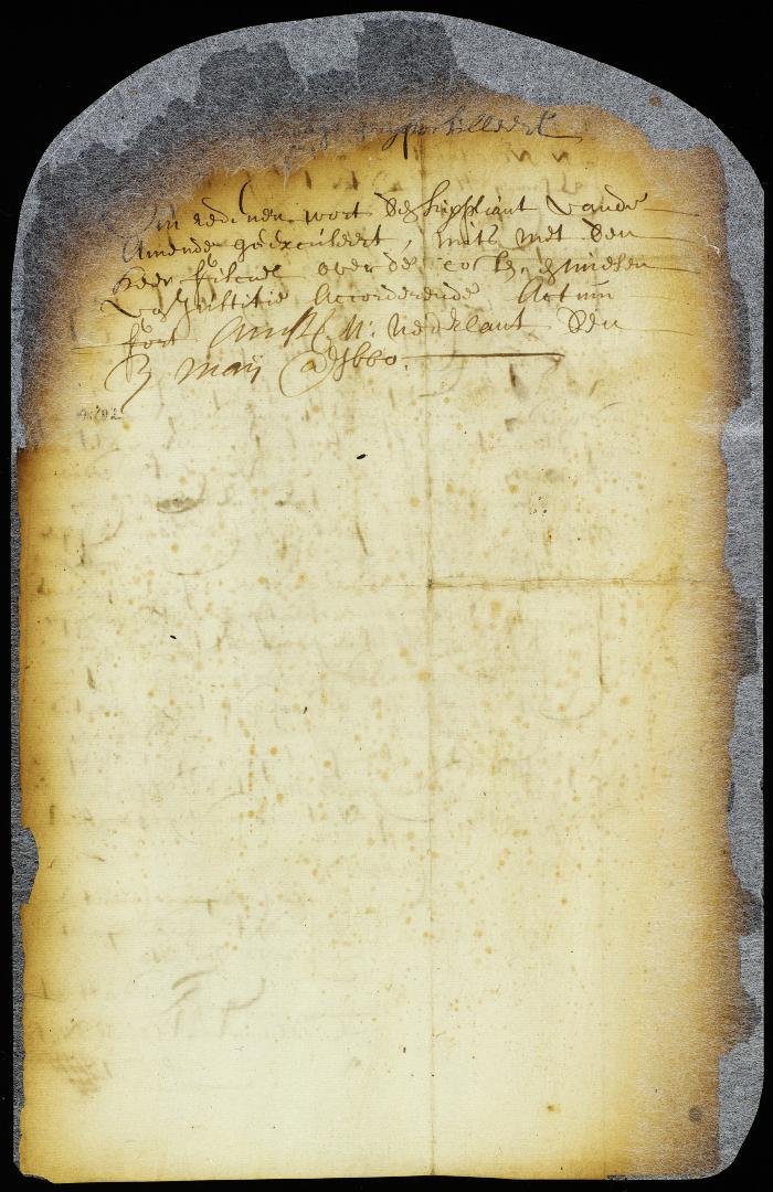 Order remitting the fine imposed on Jan Juriaens Becker