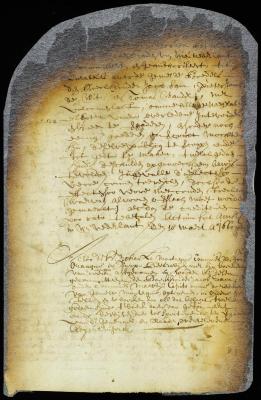Appointment of curators of the estate of Eldert Engelbert and some murdered Swedes