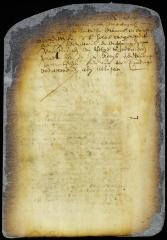 Minute of delivery of vice-director Montagne's accounts to receiver Van Ruyven for examination