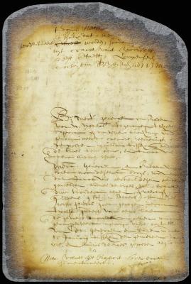 Judgment in the case between Andries de Haes and Jacob Vis