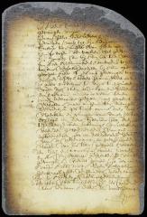 Sentence of Jan Quisthout van der Linde