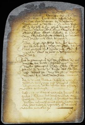 Instructions to Claes Jansen Ruyter
