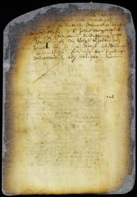 Minute of delivery of vice-director Montagne's accounts to receiver Van Ruyven for examination