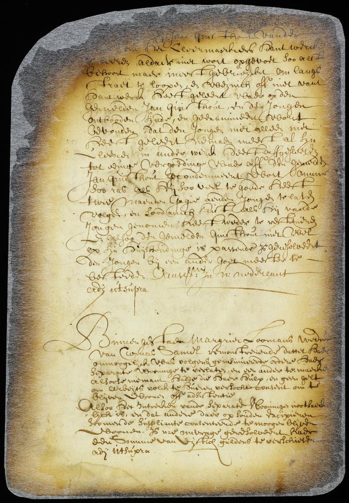 Order to advance the widow Loomans 50 guilders to abandon her house and remove into a village