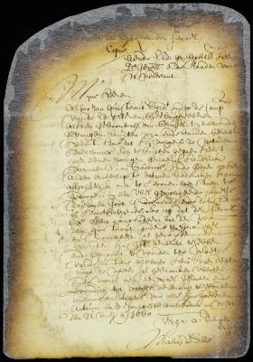 Indictment of Jan Quisthout