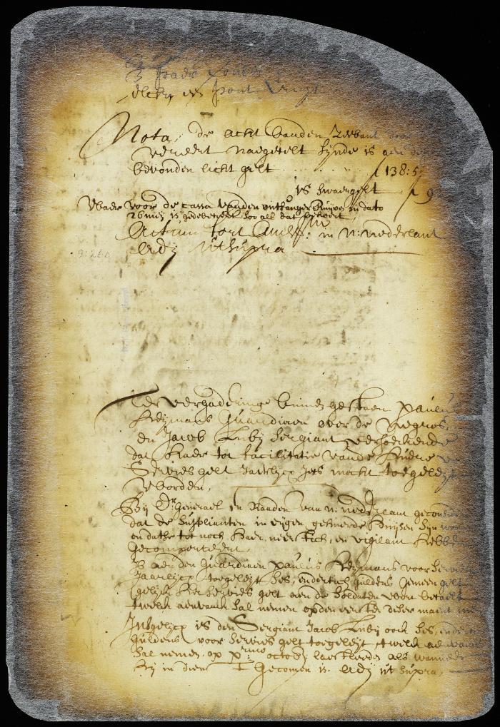Order allowing Paulus Heymans and Serjeant Luby a certain sum for rent